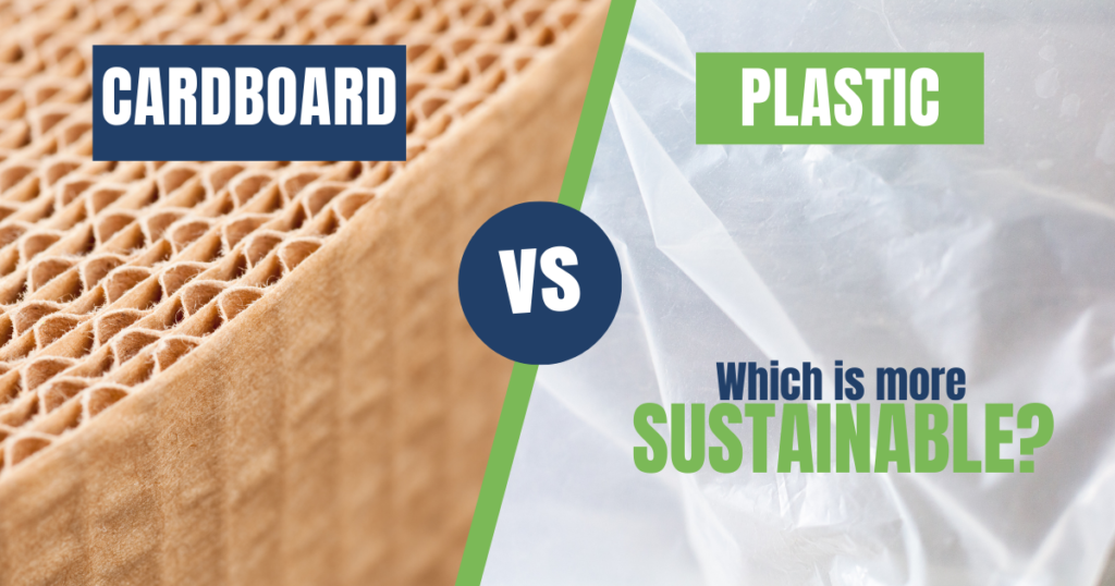 Cardboard or plastic packaging comparison